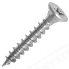 Forgefix Multi-Purpose Woodscrews 4.0mm x 25mm Pozi Countersunk Stainless Steel Box 200 15.71